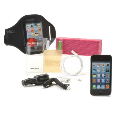 IPOD-BLACK/SPEAKER-PINK