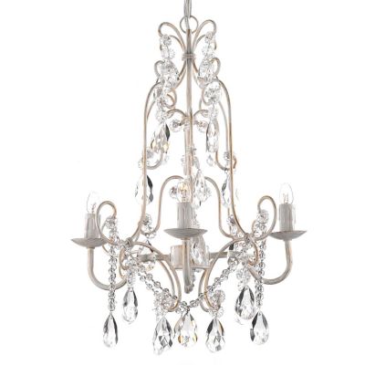 Gallery Victoria Collection 4-Light Chandelier with Crystal Glass