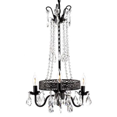 Gallery Victoria Collection 3-Light Chandelier with Crystal Glass