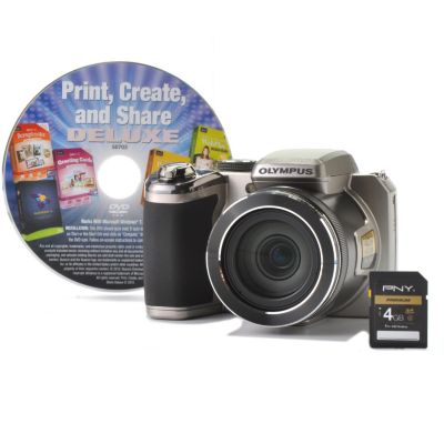 Olympus SP-820UZ iHS Long Zoom Camera- Black 14MP, 40X, HD, Panorama, canon