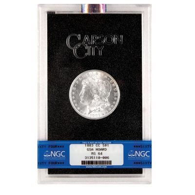 1883 Carson City GSA Morgan Silver Dollar NGC MS64