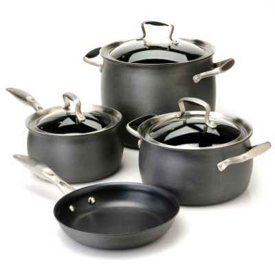 436-656 - Macy's Tools of the Trade&reg; Belgique&reg; Hard Anodized Seven-Piece Cookware Set