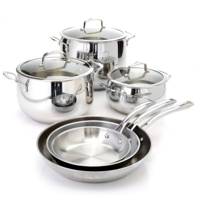 436-660 - Macy's Tools of the Trade&reg; Belgique&reg; Nine-Piece Stainless Steel Cookware Set
