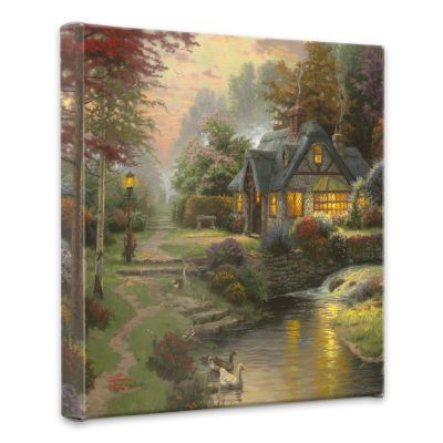436-694 - Thomas Kinkade "Stillwater Cottage" Gallery Wrap 