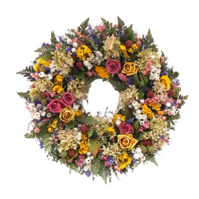 436-751 - TCTC Petals and Pomes 18" Dried Floral Wreath