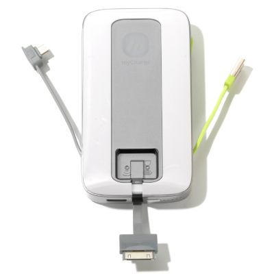 436-858 - myCharge&reg; 6000mAh Peak High-Capacity Rechargeable Power Bank w/ Three Charging Ports