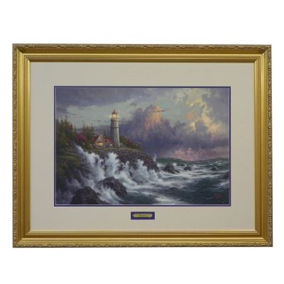 436-873 - Thomas Kinkade "Conquering the Storms" Limited Edition Framed Print