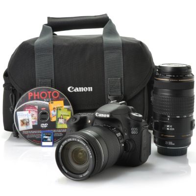 Canon EOS 60D Digital SLR Camera Bundle