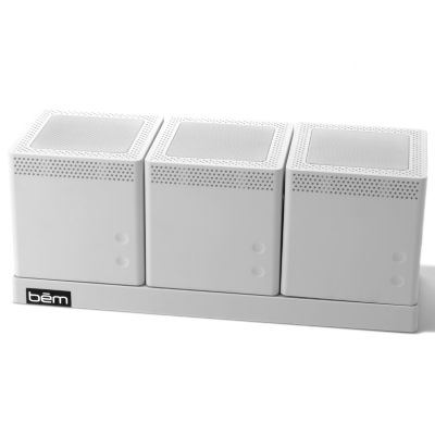 437-240 - Bem&trade; Wireless Speaker Trio Bluetooth&reg; Speakers & Charging Base