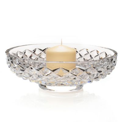 437-470 - Waterford&reg; Illuminology Diama 11.5" Crystal Candle Bowl w/ Candle