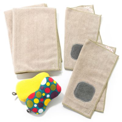 437-850 - MUKitchen&reg; Six-Piece Microfiber Towel & Sponge Set
