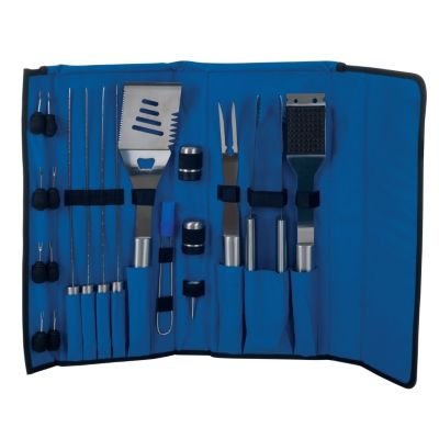 437-879 - Chef Buddy&trade; 20 Piece Stainless Steel BBQ Grill Set w/ Case