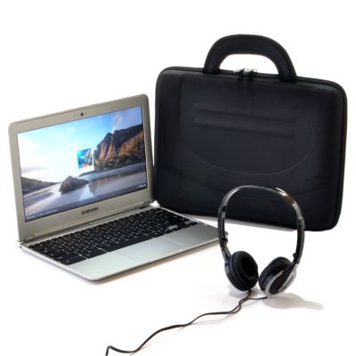 438-084 - Samsung 11.6" Dual-Core 1.7GHz 2GB RAM/16GB SSD Google Chromebook w/ Accessories