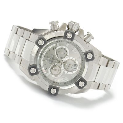 604-629 - Invicta Reserve Men's Arsenal Swiss Big Date Stainless Bracelet Watch