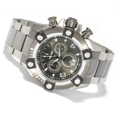 604-632 - Invicta Reserve Men's Arsenal Swiss Big Date Stainless Steel Bracelet Watch