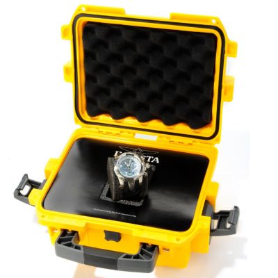 INVICTA MEN'S RESERVE SUBAQUA VENOM SWISS QUARTZ CHRONOGRAPH MOP DIAL POLYURETHANE STRAP W/ DIVE CAS