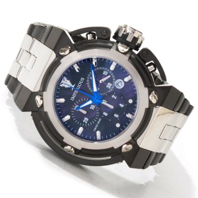 604-875 - Imperious Men's X-Wing Swiss Chronograph Stainless Case Bracelet Watch