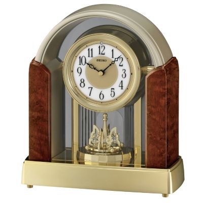 SEIKO MELODIES IN MOTION ROTATING PENDULUM MANTEL CLOCK