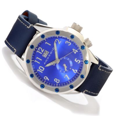 605-154 - Android Men's Espionage Quartz Leather Strap Watch