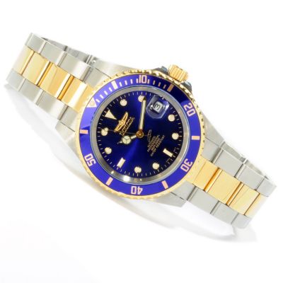 605-174 - Invicta Men's Pro Diver Automatic Exhibition Back Stainless Steel Bracelet Watch w/ Diver's Case 