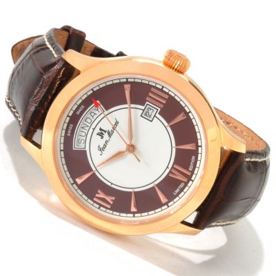 JEAN MARCEL SEMPER LIMITED EDITION SWISS MADE LEATHER STRAP WATCH