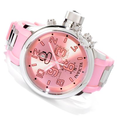 606-140 - Invicta Men's Russian Diver Quartz Chronograph Stainless Steel Strap Watch