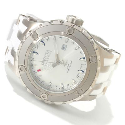 Invicta Reserve Men's Specialty Subaqua Quartz GMT stainless case strap watch