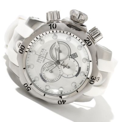Invicta Reserve Men's Venom Swiss Made quartz chronograph Stainless case polyurethane strap watch