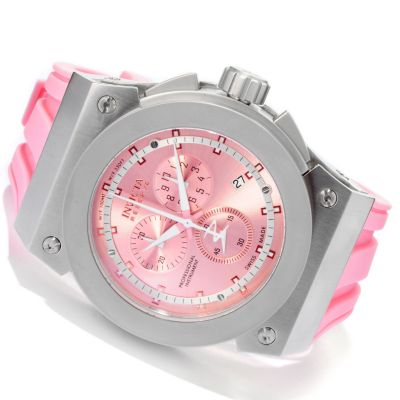 Invicta Reserve Men's Akula Swiss Made Quartz Chronograph Stainless case polyurethane strap watch