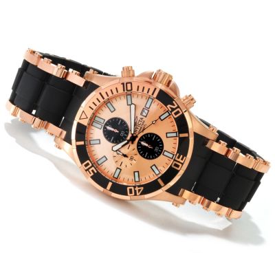 INVICTA MEN'S SPECIALTY QUARTZ CHRONOGRAPH STAINLESS CASE & BRACELET WATCH