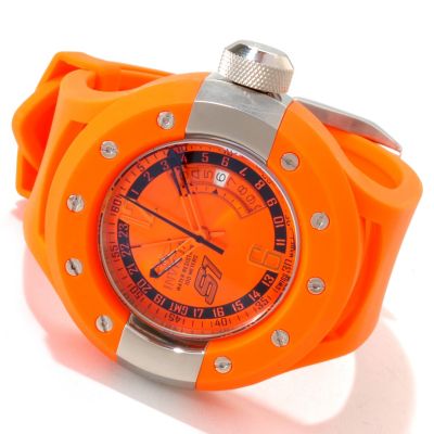 606-284 - Invicta Men's S1 Rally Swiss Quartz GMT Stainless Steel Polyurethane Strap Watch