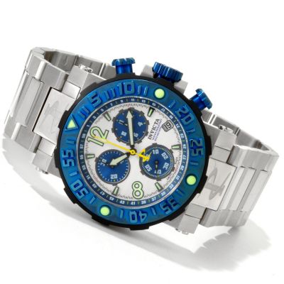 INVICTA RESERVE MEN'S SEA ROVER SWISS MADE CHRONOGRAPH STAINLESS BRACELET WATCH