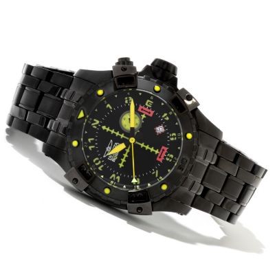 606-410 - Invicta Men's Flight Series Aviator Quartz GMT Stainless Steel Bracelet Watch