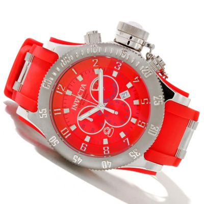 INVICTA MEN'S RUSSIAN DIVER QUARTZ CHRONOGRAPH STRAP WATCH
