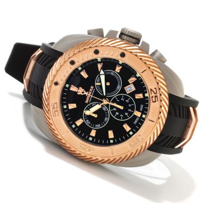 IMPERIOUS MEN'S GEARHEAD QUARTZ CHRONOGRAPH POLYURETHANE STRAP WATCH