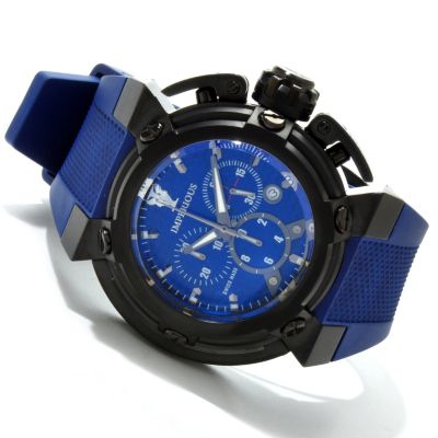 IMPERIOUS MEN'S X-WING SWISS MADE QUARTZ CHRONOGRAPH POLYURETHANE STRAP WATCH