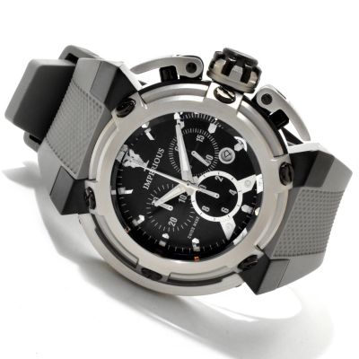 IMPERIOUS MEN'S X-WING SWISS MADE QUARTZ CHRONOGRAPH POLYURETHANE STRAP WATCH