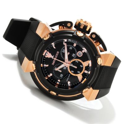 IMPERIOUS MEN'S X-WING SWISS MADE QUARTZ CHRONOGRAPH POLYURETHANE STRAP WATCH