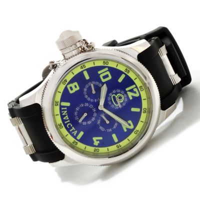 INVICTA MEN'S RUSSIAN DIVER QUARTZ MULTIFUNCTION STRAP WATCH