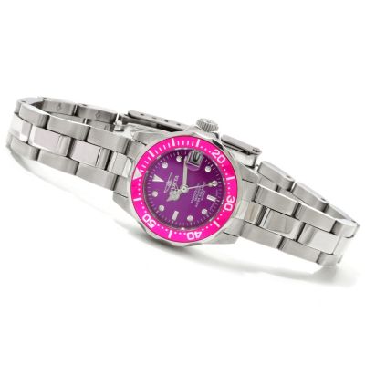 606-718 - Invicta Women's Pro Diver Quartz Stainless Steel Bracelet Watch