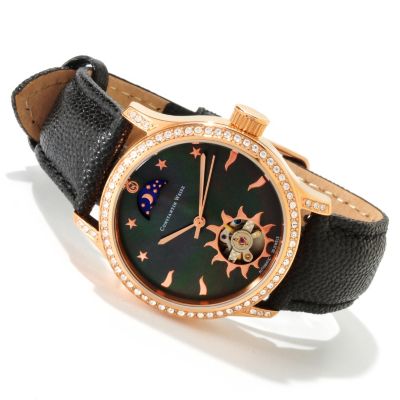 Constantin Weisz Women's Sunny Open Heart Automatic Strap Watch