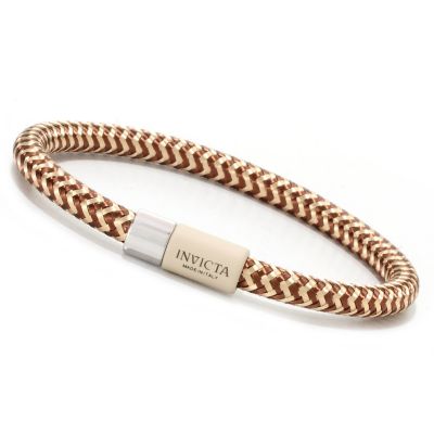 INVICTA MEN'S WOVEN COPPER BRACELET