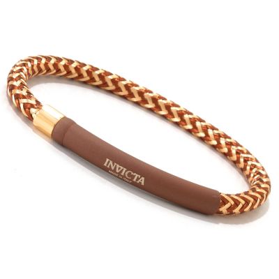 606-852 - Invicta 7.25'' Woven Copper Bracelet