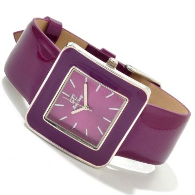 Arm Candy Women's Patent leather Strap watch