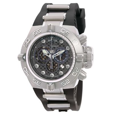 INVICTA MEN'S SUBAQUA IV POLYURETHANE STRAP WATCH