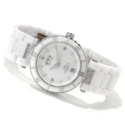 Oniss Women's Rodeo Classic Diamond Accented Ceramic Watch