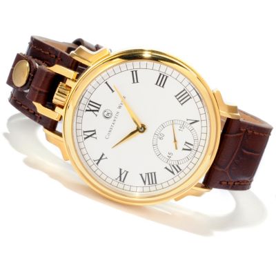 Constantin Weisz Men's Mechanical Two-in-One Wrist and Pocket Watch