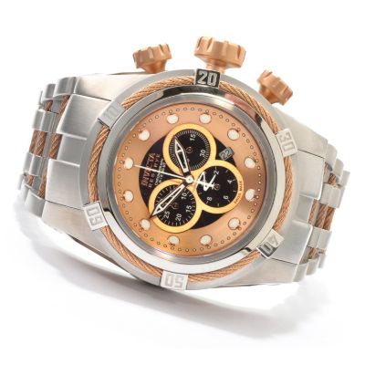 607-297 - Invicta Reserve Men's Bolt Zeus Swiss Made Quartz Chronograph Stainless Steel Bracelet Watch