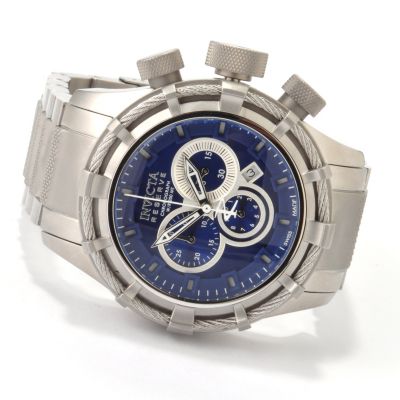 INVICTA RESERVE MENS BOLT SPORT SWISS QUARTZ CHRONO BRACELET WATCH W/ 3 SLOT DC