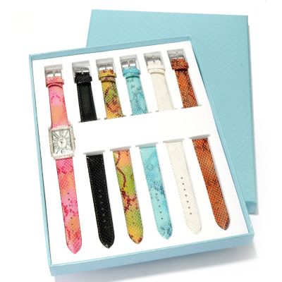 Lady Diva Women's 6 Strap interchangeable Watch